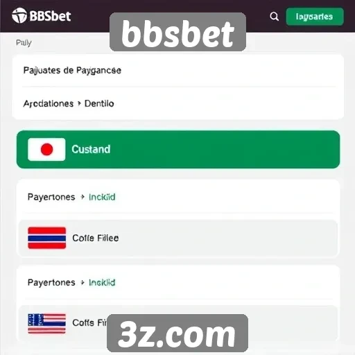Opções de pagamento disponíveis no bbsbet